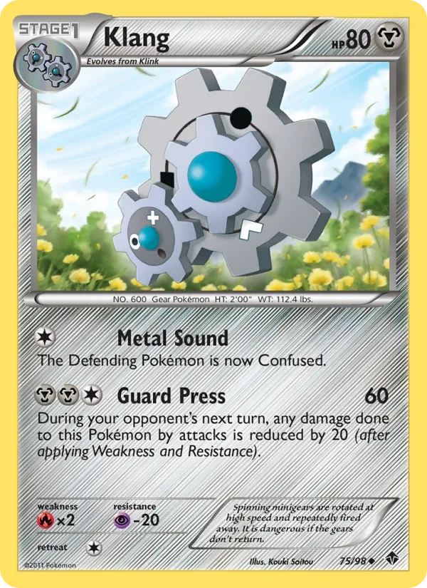 Carta Pokémon Klang 75/98 Emerging Powers