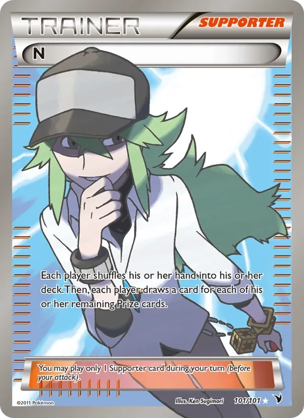 N 101/101 Noble Victories Pokémon card