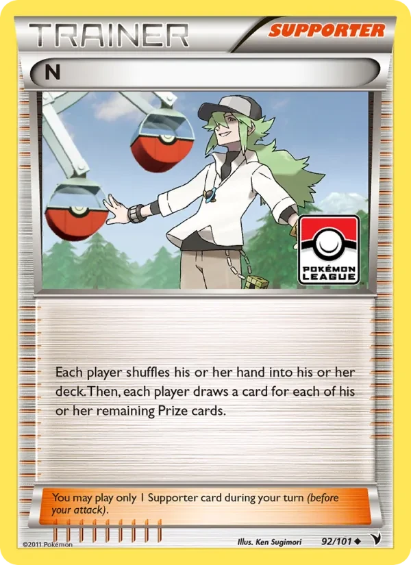 N 92/101 Noble Victories Pokémon card