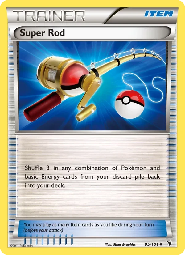 Super Rod 95/101 Noble Victories Pokémon card