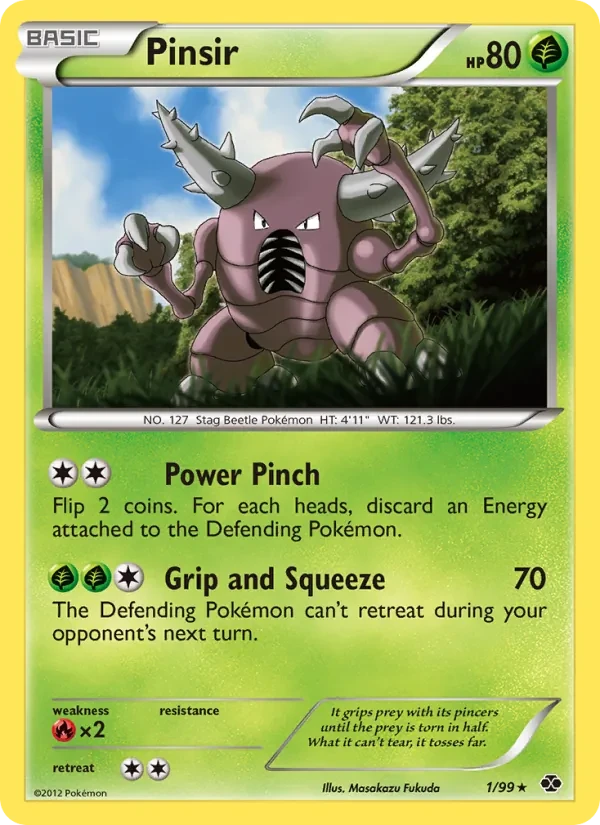 Pinsir 1/99 Next Destinies Pokémon card