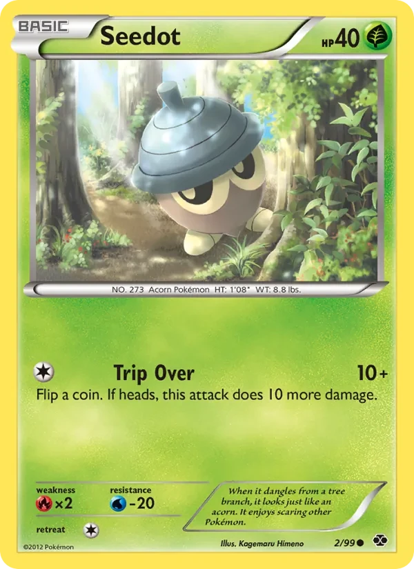 Seedot 2/99 Next Destinies Pokémon card