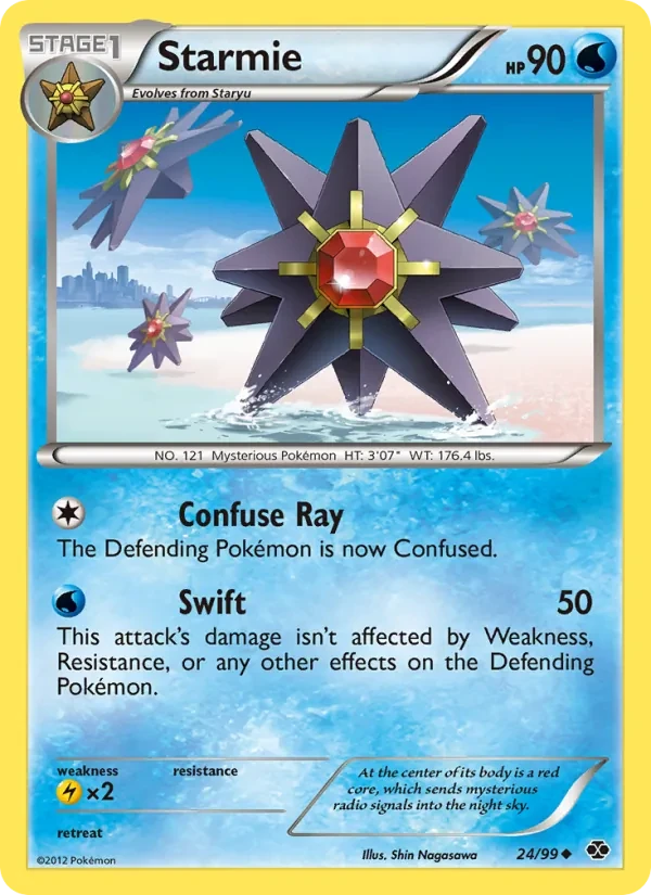 Starmie 24/99 Next Destinies Pokémon card