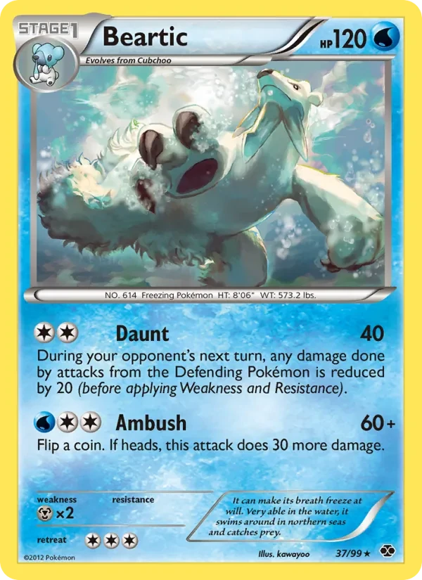 Beartic 37/99 Next Destinies Pokémon Karte