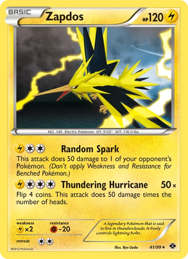 Zapdos 41/99 Next Destinies Pokémon card