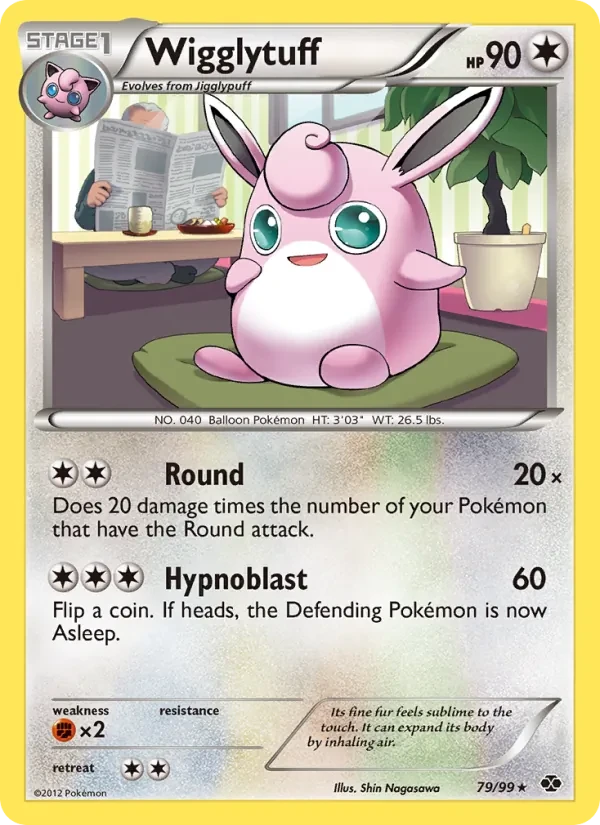 Wigglytuff 79/99 Next Destinies Pokémon card
