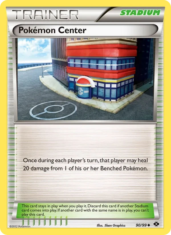 Pokémon Center 90/99 Next Destinies Pokémon card