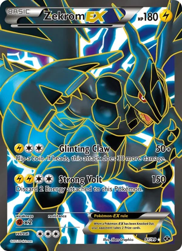 Zekrom-EX 97/99 Next Destinies Pokémon Karte