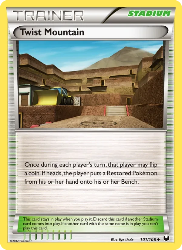 Twist Mountain 101/108 Dark Explorers Pokémon card
