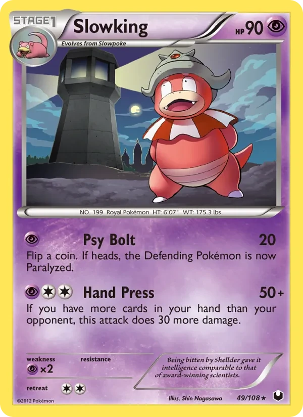 Slowking 49/108 Dark Explorers Pokémon card