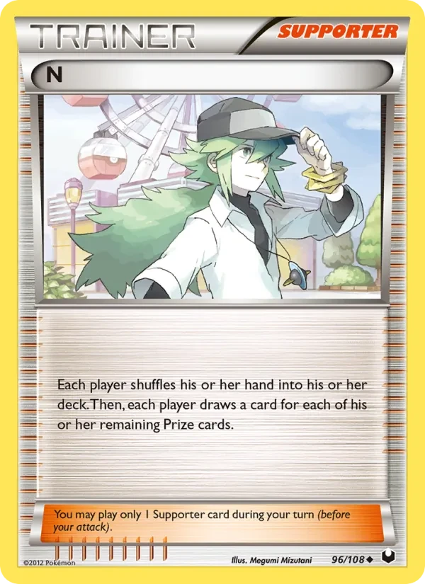N 96/108 Dark Explorers Pokémon card
