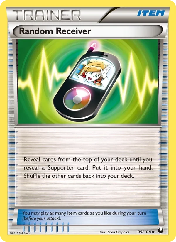 Carta Pokémon Random Receiver 99/108 Dark Explorers
