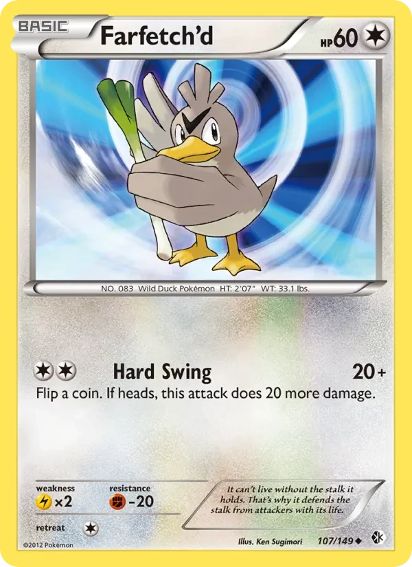 Farfetch’d 107/149 Boundaries Crossed Pokémon card