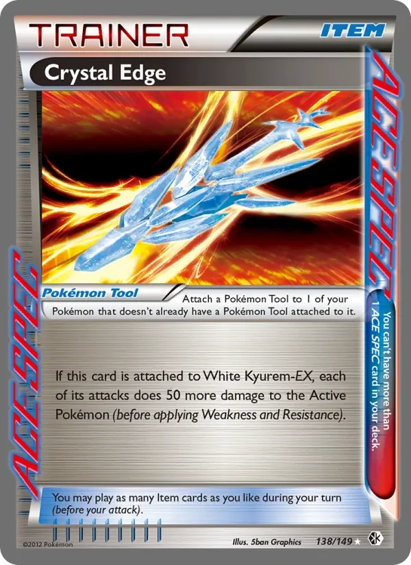 Crystal Edge 138/149 Boundaries Crossed Pokémon card