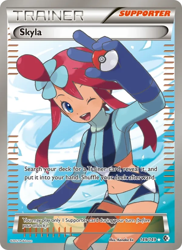 Skyla 149/149 Boundaries Crossed Pokémon Karte