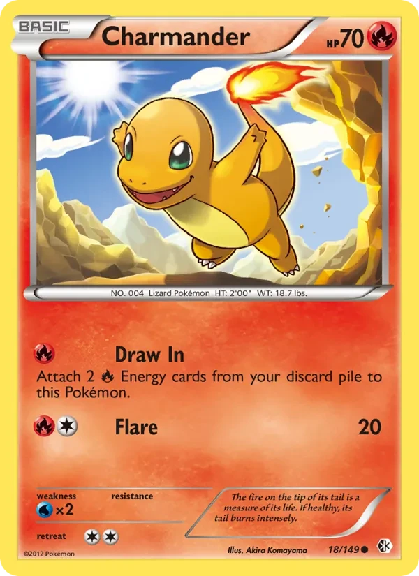 Charmander 18/149 Boundaries Crossed Pokémon card