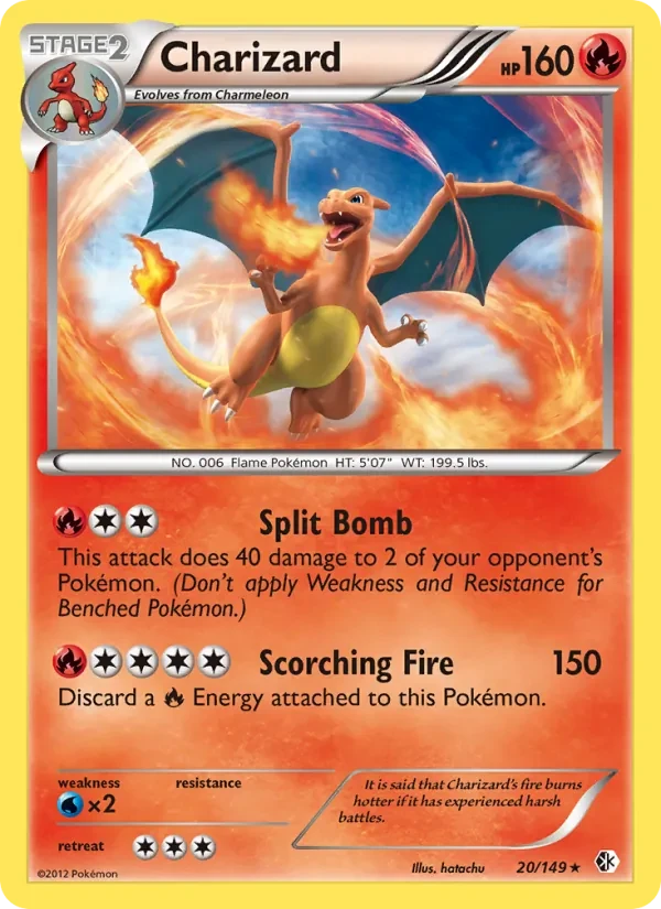 Charizard 20/149 Boundaries Crossed Pokémon card