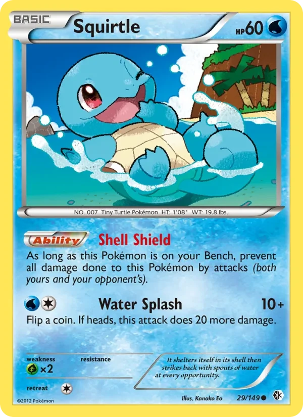 Squirtle 29/149 Boundaries Crossed Pokémon card