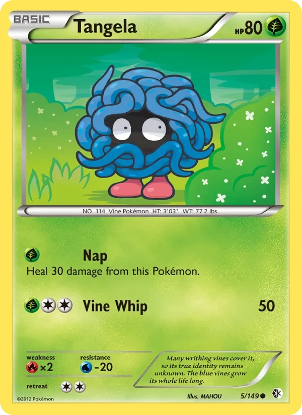 Tangela 5/149 Boundaries Crossed Pokémon card