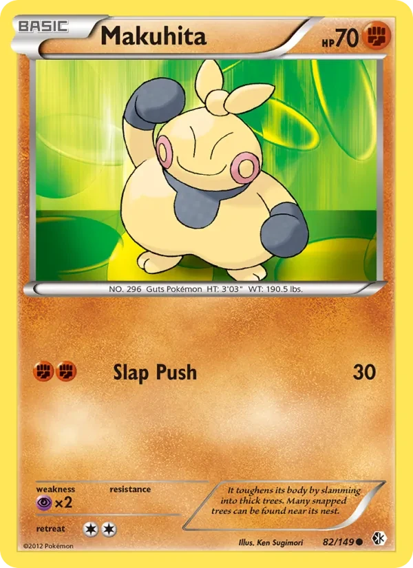 Makuhita 82/149 Boundaries Crossed Pokémon Karte