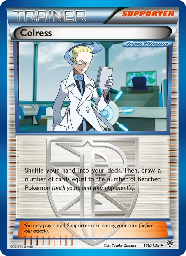 Colress 118/135 Plasma Storm Pokémon card