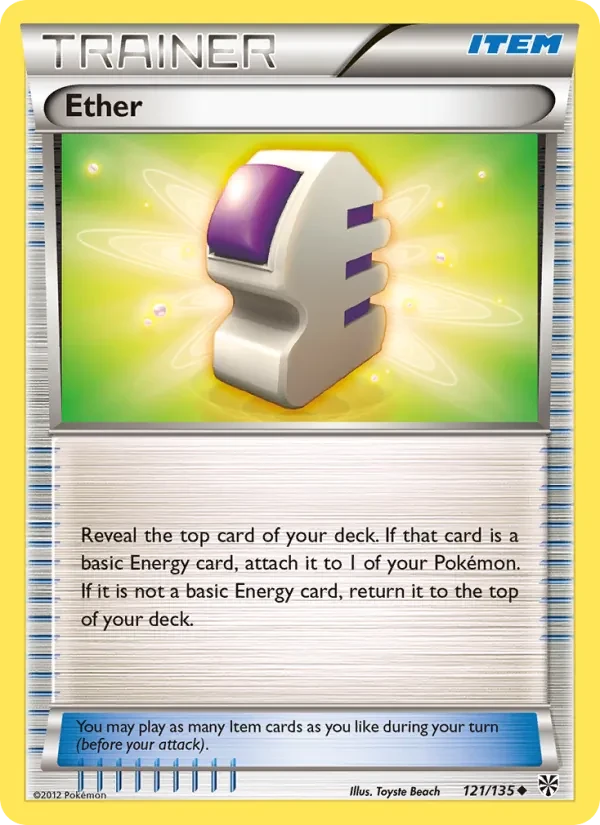 Ether 121/135 Plasma Storm Pokémon card