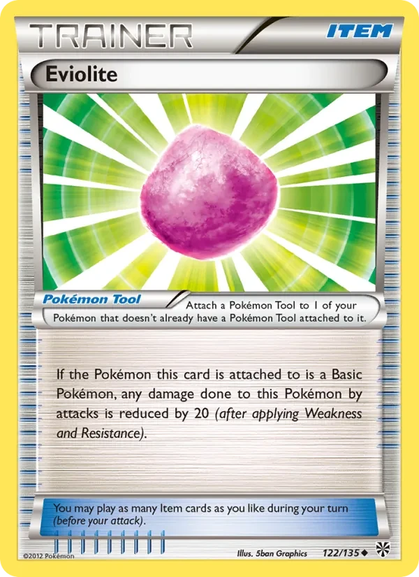 Eviolite 122/135 Plasma Storm Pokémon card