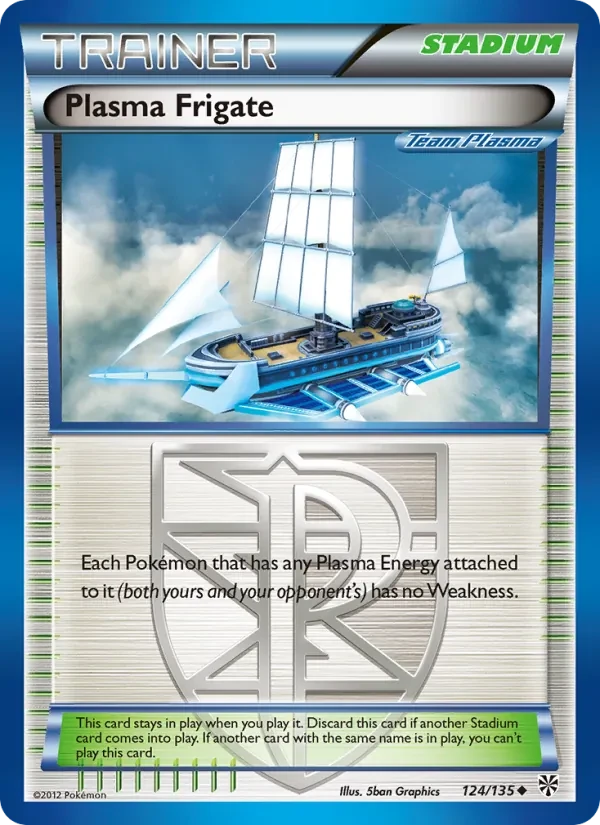 Plasma Frigate 124/135 Plasma Storm Pokémon card