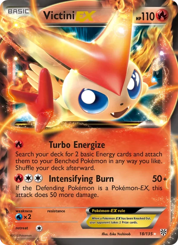 Victini-EX 18/135 Plasma Storm Pokémon card
