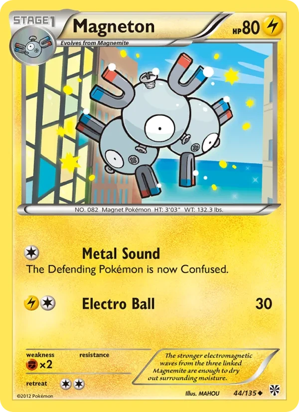 Magneton 44/135 Plasma Storm Pokémon card