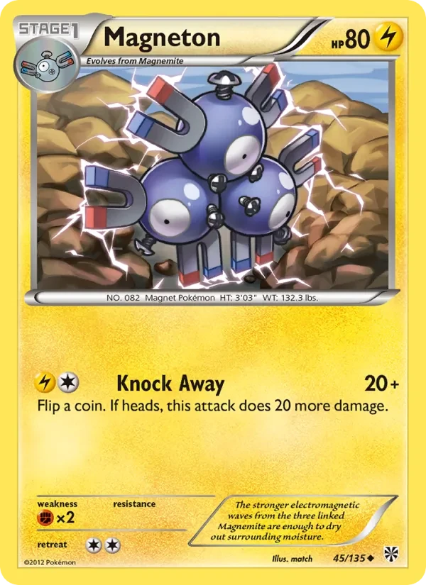 Magneton 45/135 Plasma Storm Pokémon card