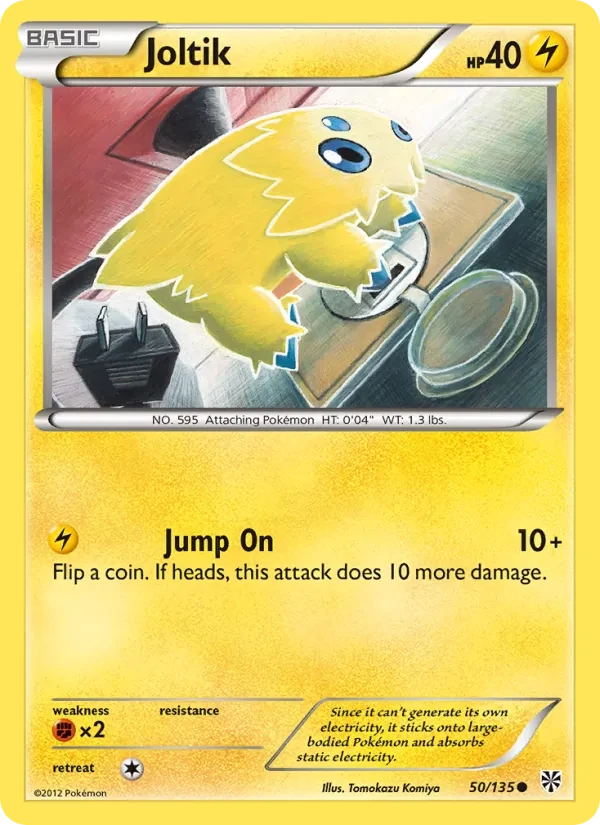 Joltik 50/135 Plasma Storm Pokémon card