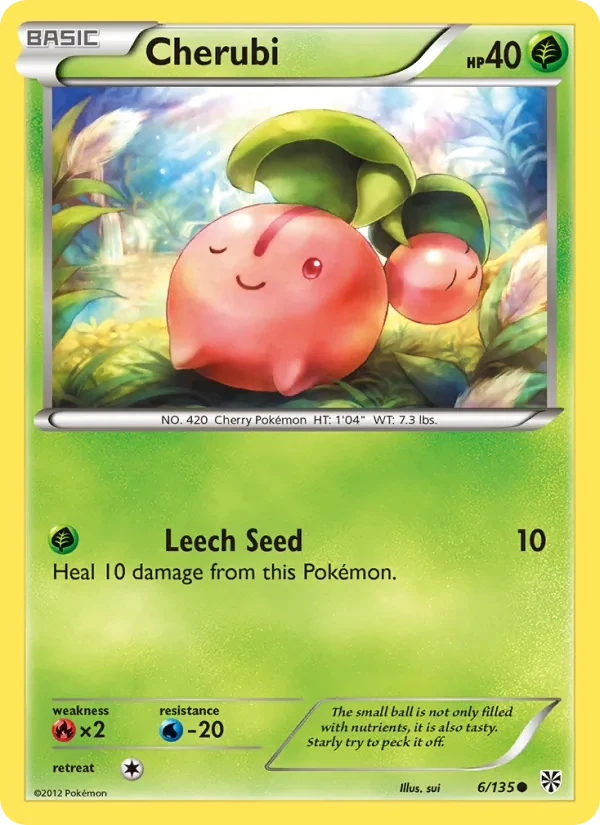 Cherubi 6/135 Plasma Storm Pokémon card