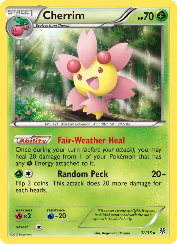 Cherrim 7/135 Plasma Storm Pokémon card