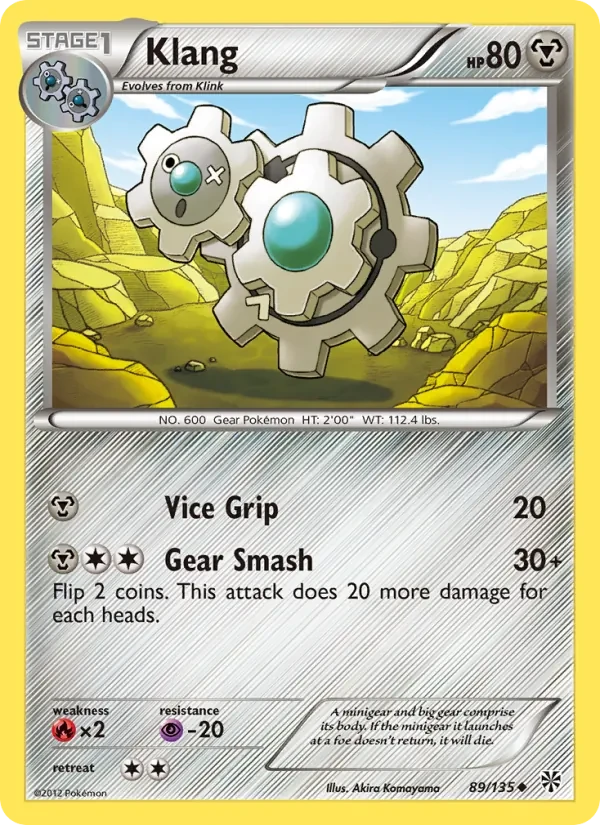 Klang 89/135 Plasma Storm Pokémon card