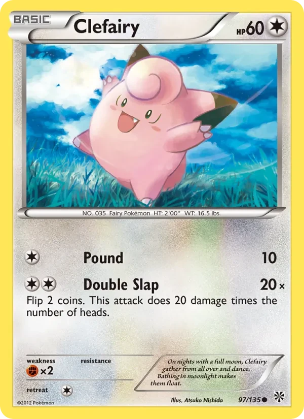 Clefairy 97/135 Plasma Storm Pokémon card