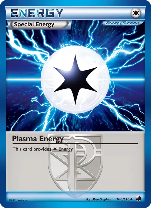 Plasma Energy 106/116 Plasma Freeze Pokémon card