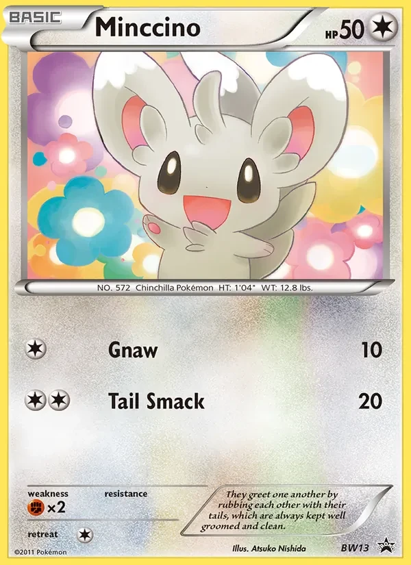 Minccino BW13 BW Black Star Promos Pokémon kaart