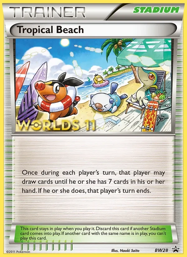 Tropical Beach BW28 BW Black Star Promos Pokémon card