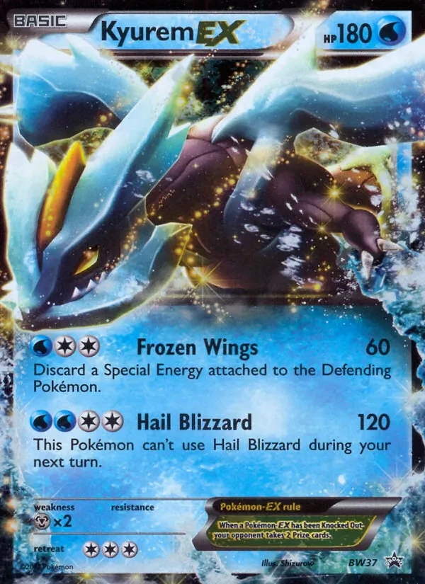 Kyurem-EX BW37 BW Black Star Promos Pokémon Karte