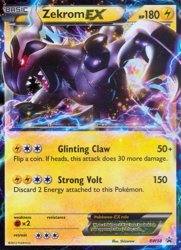 Zekrom-EX BW38 BW Black Star Promos Pokémon card