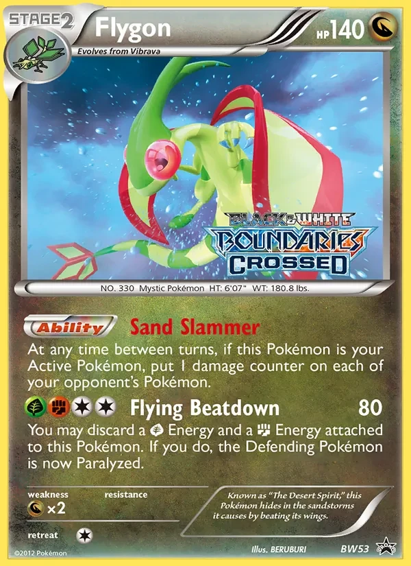 Flygon BW53 BW Black Star Promos Pokémon card