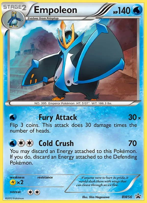 Empoleon BW56 BW Black Star Promos Pokémon card