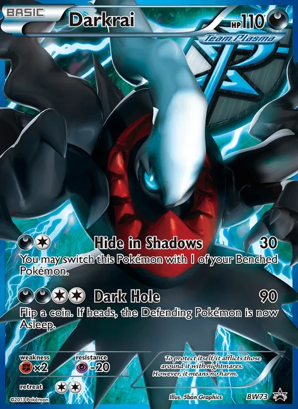 Darkrai BW73 BW Black Star Promos Pokémon card