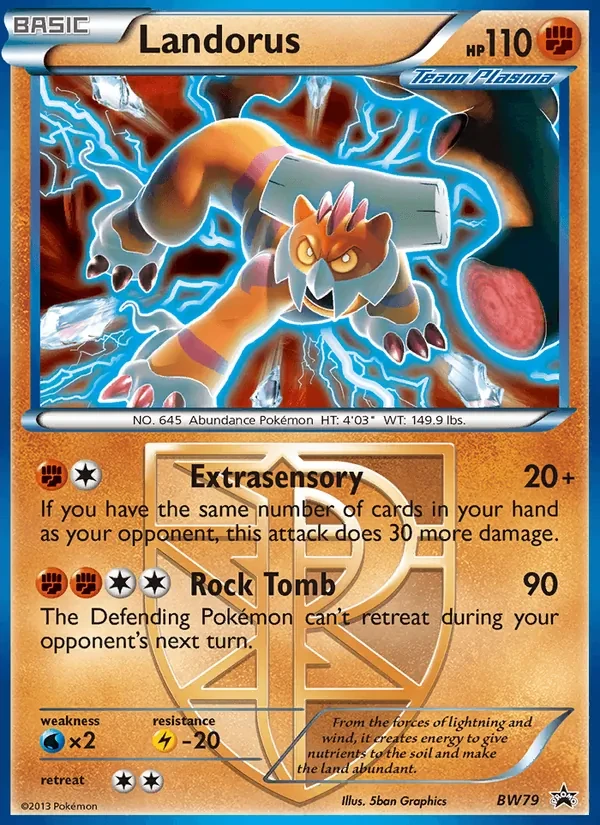 Landorus BW79 BW Black Star Promos Pokémon Karte