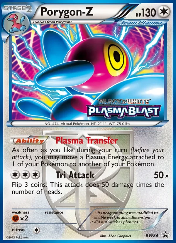 Porygon-Z BW84 BW Black Star Promos Pokémon card