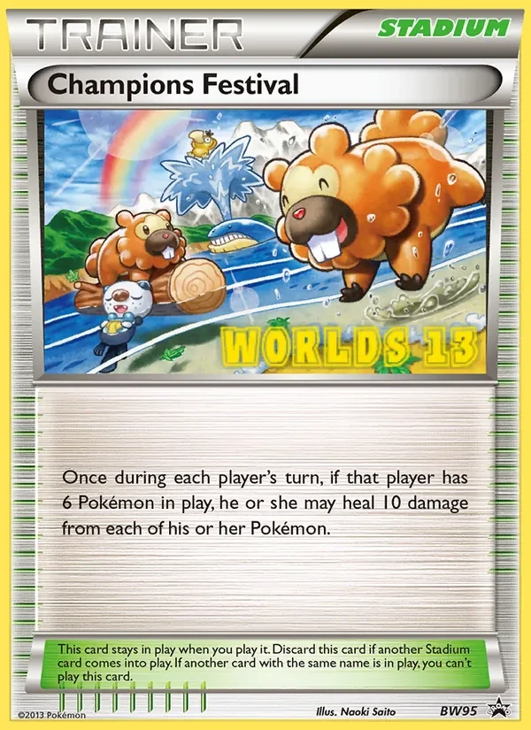 Champions Festival BW95 BW Black Star Promos Pokémon card