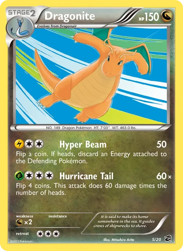 Dragonite 5/20 Dragon Vault Pokémon card