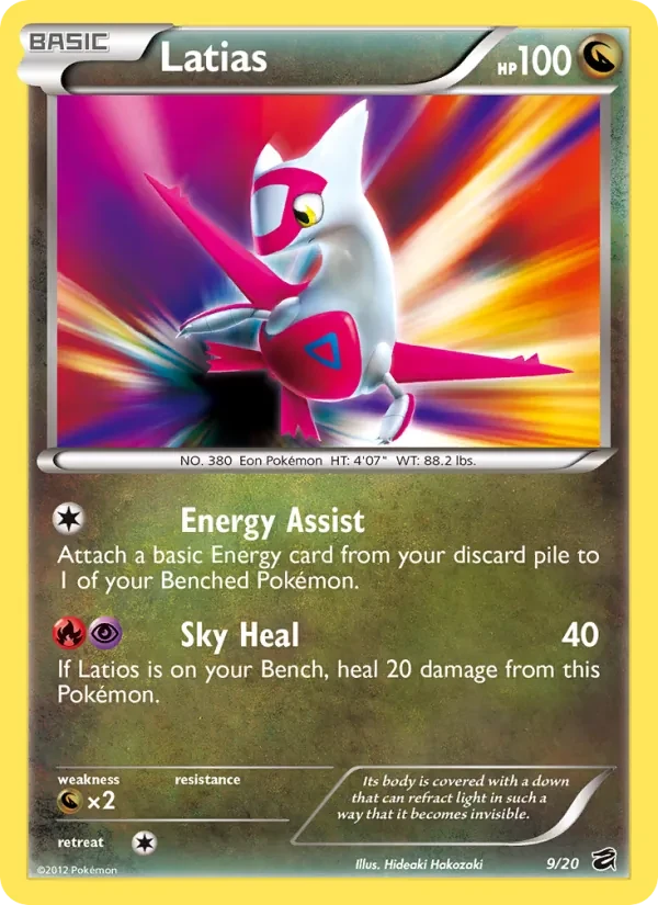 Latias 9/20 Dragon Vault Pokémon Karte