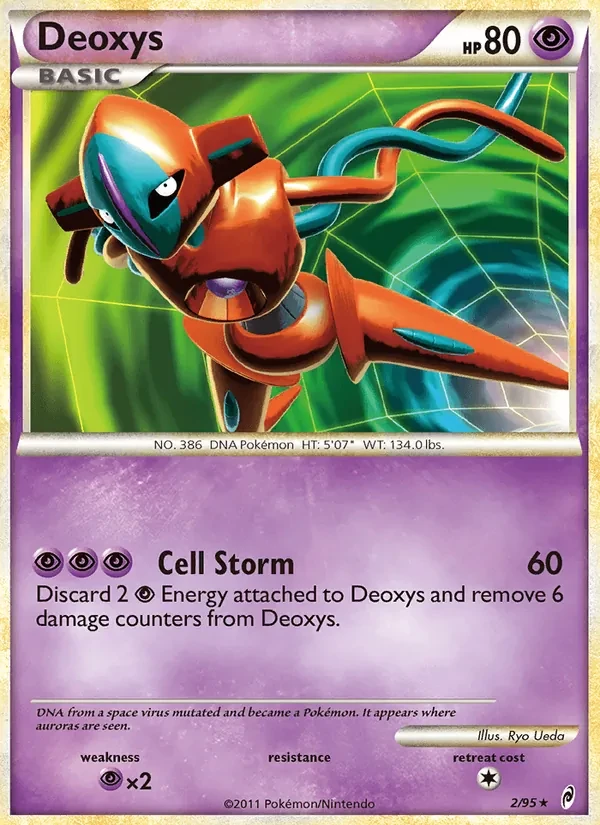 Deoxys 2/95 Call of Legends Pokémon Karte